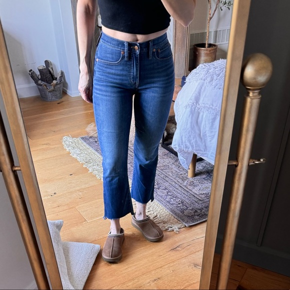Madewell Kick Out Crop - Picture 1 of 4